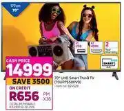 Game Lg 70" uhd smart thinq tv 70up7550pvd offer