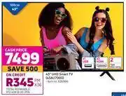 Game Samsung 43" uhd smart tv 43au7000 offer