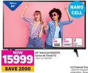 Game Lg 65" nanocell nan079 series 4k thinq tv offer