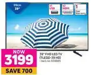 Game Telefunken 39" fhd led tv tledd-39 hd offer
