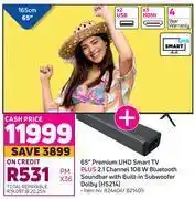 Game Hisense 65" premium uhd smart tv hs214 offer