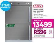 Game Defy gemini double oven db0768 offer