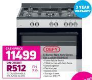 Game Defy 5-burner new york series gas cooker dgs902 offer