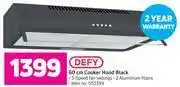 Game Defy 60 cm cooker hood black offer
