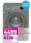 Game Defy 6kg front load washing machine grey (9daw382) offer