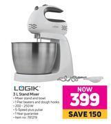 Game Logik 3l stand mixer offer