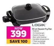 Game Logik 30cm square fry pan offer