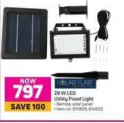 Game Solar flair 28w led utility floodlight offer