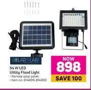 Game Solar flair 54w led utility floodlight offer