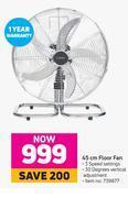 Game Logik 45cm floor fan offer