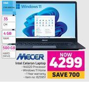 Game Mecer intel celeron laptop offer