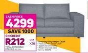Game Tranquility grey sleeper couch offer