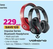Game Volkano impulse series bluetooth headphone-each offer