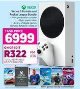 Game Xbox series s fortnite & rocket league bundle offer