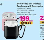 Amplify buds series true wireless earphones with accessories-each
