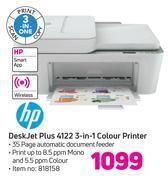 Game Hp deskjet plus 4122 3 in 1 colour printer offer