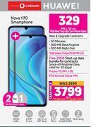 Game Huawei nova y70 smartphone-each offer