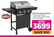 Game Expert grill 3 burner patio gas braai offer