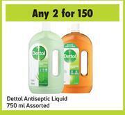 Game Dettol antiseptic liquid assorted-for 2 x 750ml offer