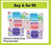 Game Johnson's baby soap assorted-for 6 x 175g offer