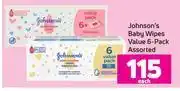 Game Johnson's baby wipes value 6 pack assorted-each offer