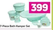 Game 7 piece bath hamper set offer