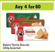 Game Bakers tennis biscuits assorted-for 4 x 200g offer