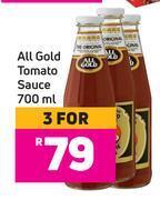 Game All gold tomato sauce-for 3 x 700ml offer