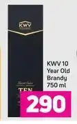 Game Kwv 10 year old brandy-750ml offer
