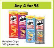 Game Pringles chips assorted-for 4 x 100g offer
