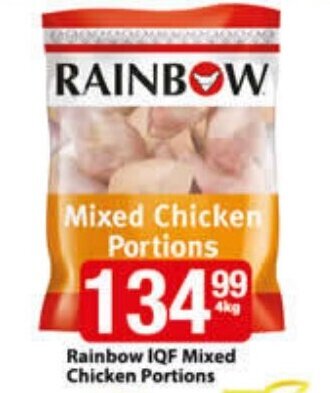 Check Save Rainbow Mixed Chicken Portions 4kg offer