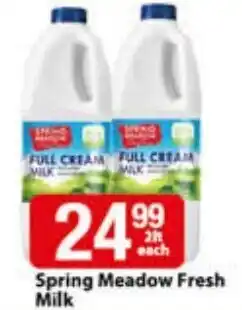 Check Save Spring Meadow Full Cream Milk 2lt offer