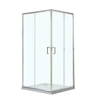 Tile Africa Evox java semi-frameless corner entry shower enclosure 885mm x 885mm x 1850mm x 6mm offer