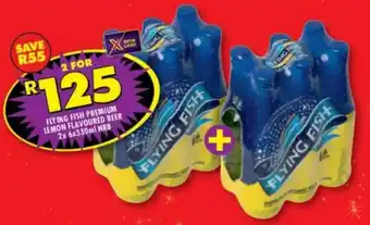 Shoprite Liquor Flying Fish Premium Lemon Flavoured Beer 2 x 6 x 330ml offer