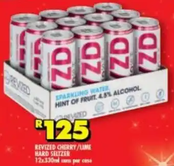 Shoprite Liquor Revized Cherry / Lime Hard Seltzer 12 x 330ml offer