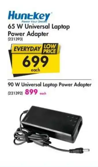 Makro HuntKey - 65W Universal Laptop Power Adopter - 221393 offer