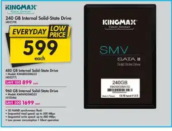 Kingmax - 240GB Internal Solid-State Drive - 402278