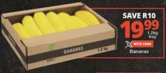 Bananas 1.2kg tray