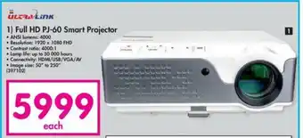 Makro Ultra Link - Full HD PJ-60 Smart Projector - 397102 offer