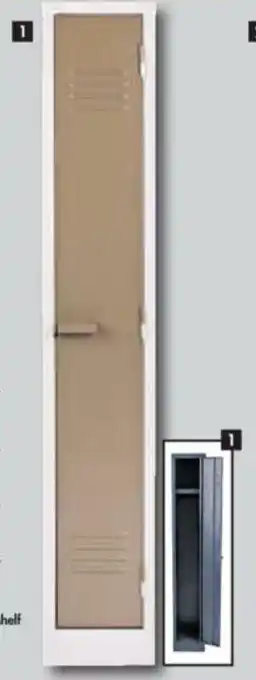 Makro Steel Locker Single-Tier - 246925;269680 offer
