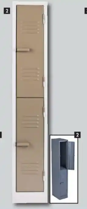 Makro Steel Locker 2-Tier - 256219; 264297 offer