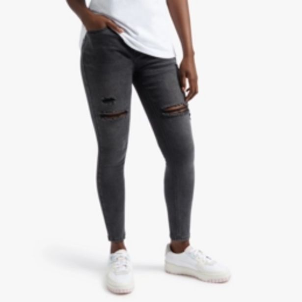 Redbat women's charcoal regular rise supper skinny jeans offer at Sportscene