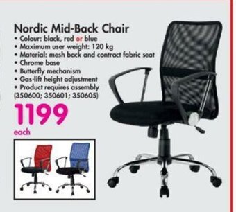 Makro Nordic Mid-Back Chair offer