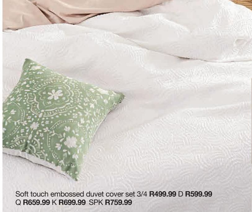 Duvet set offer at MRP Home
