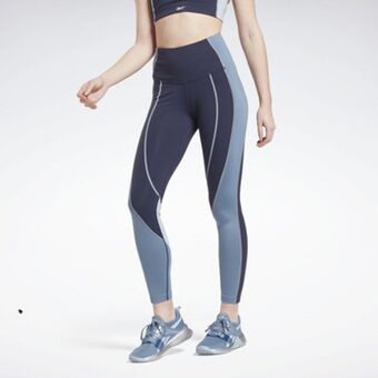 Reebok Lux high-rise colorblock leggings offer