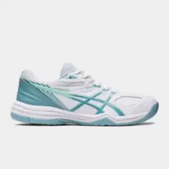 Totalsports Women's asics court slide 2 white/smoke blue shoes offer