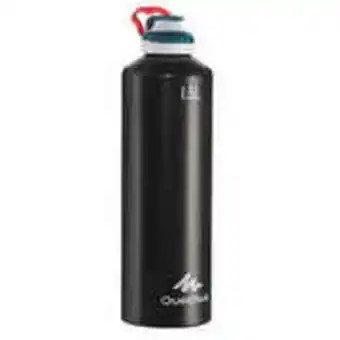 Decathlon 1.5l quick-opening aluminium flask - black offer