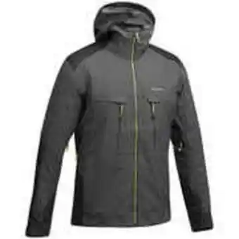 Decathlon Men's waterpoof jacket - mh900 - black offer