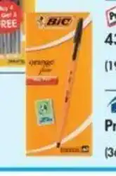 Makro BIC Orange Ballpoint Pens offer
