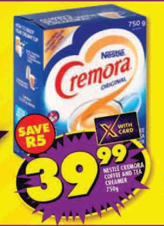 Nestle Cremora Coffee and Tea Creamer offer at Shoprite